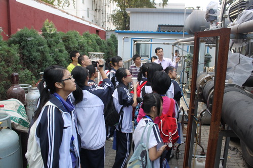 重点实验室接待浙江省乐清中学来理化所参观